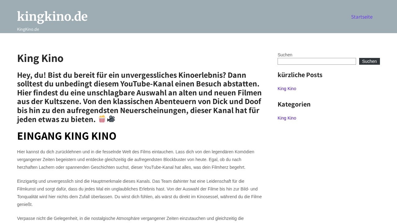 Website-Vorschau von KingKino.de